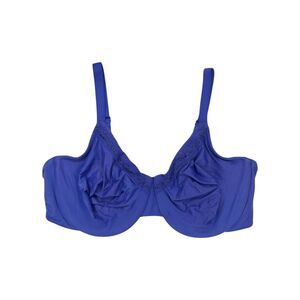 Wacoal Perfect Primer Full Figure Underwire Bra sz 40D * Blue Seamless Soft Cups